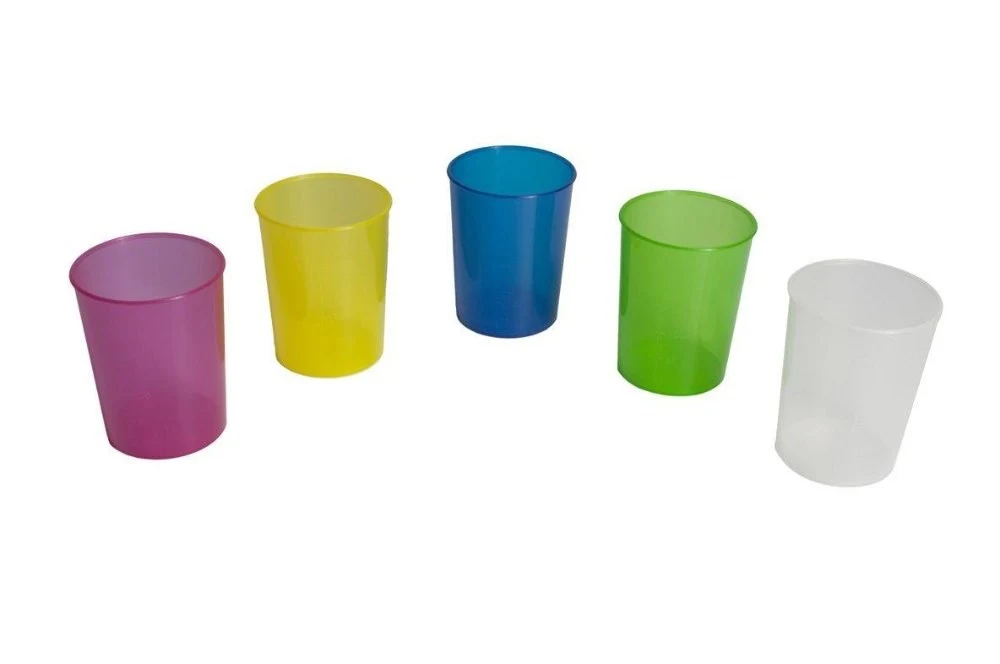 Drinking cups 250 ml, yellow