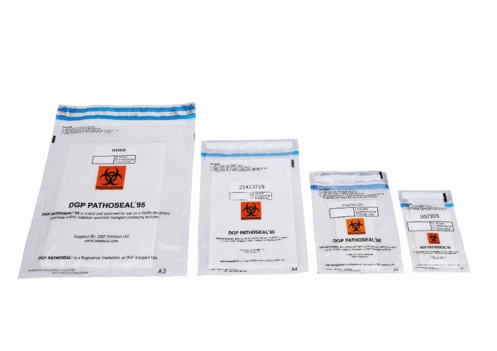 Pathoseal Liquitite 139 x 99 mm, for the transport of diagnostic samples, liquid-tight, with UN 3373 No.