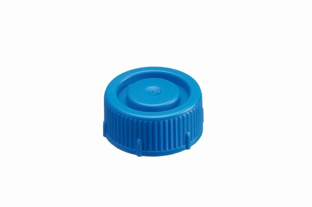 Screw cap for transport container 85 x 30 mm, transparent, PE