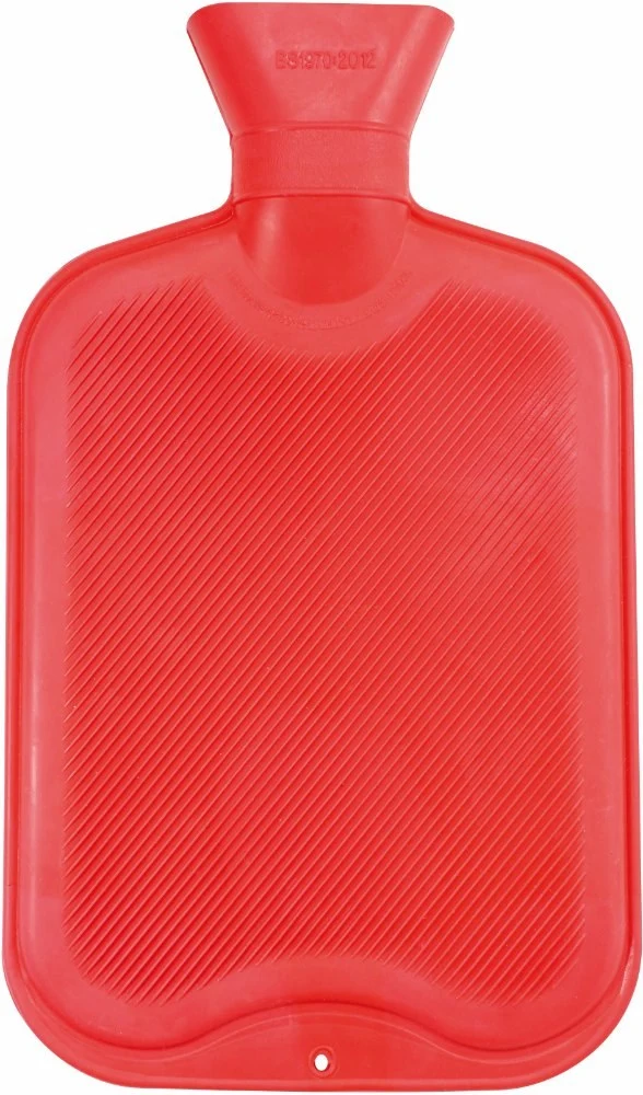 Hot-water bottle, 2 litre, red