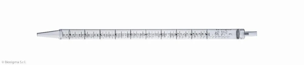 Serological pipette CLEARLine®, 50 ml in 1, single packed sterile, high transparency polystyrene