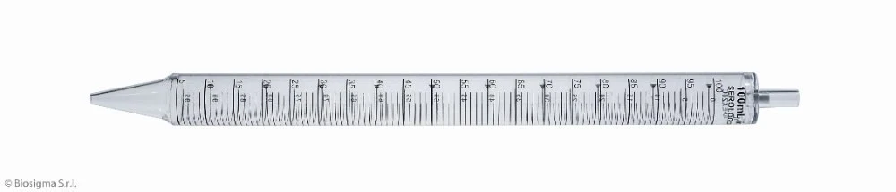 Serological pipette CLEARLine®, 100 ml in 1, single packed sterile, high transparency polystyrene