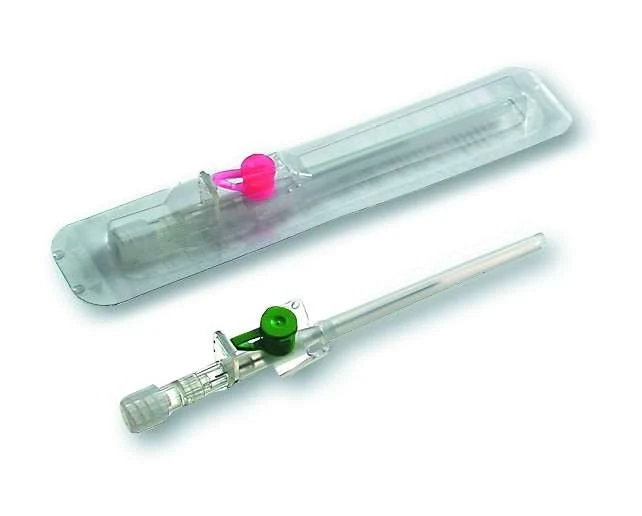I. V. Cannula, size G 20, pink