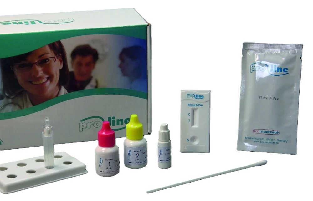 Diagnostics, Strep A Pro, smear test, cassette