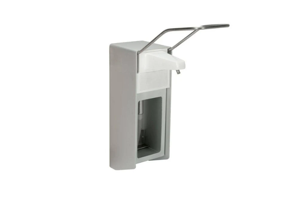Wall mount dispenser, aluminium