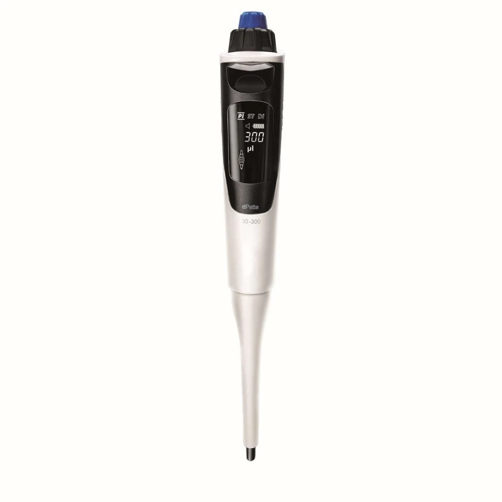 Multi-function, single-channel-pipette, dPette+, 30 – 300 µl