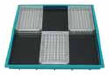 Rubber Mat, 276 x 276mm, for Jeio Tech CMS-350 universal platform