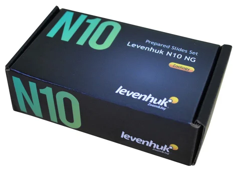Levenhuk Prepared slides set with blank slides