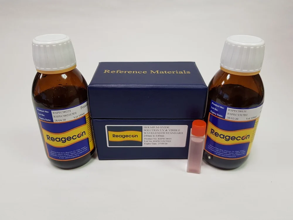 Reagecon Spectrophotometry Stray Light Inorganic 340 nm Cut-off Filter - Sodium Nitrite with Blank (ChP)