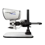 Vision Engineering LynxEVO zoom stereo microscope, EVO502, head, zoom body, column tripod, ring light, zoom 1:10, 6-60x