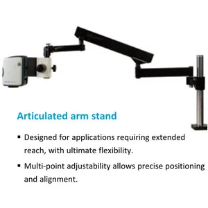 Vision Engineering Microscope EVO Cam II, ECO2CE1, variable articulated arm, LED light, 4 Diopt W.D.245mm, HDMI, USB3, 24" Full HD