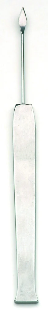Windaus Preparing needle, 140mm high-grade steel grasp, straight, lanzettfoermig